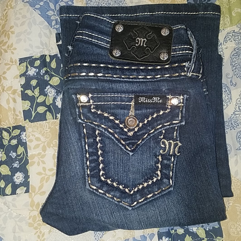 Girls Miss Me Boot cut jeans
